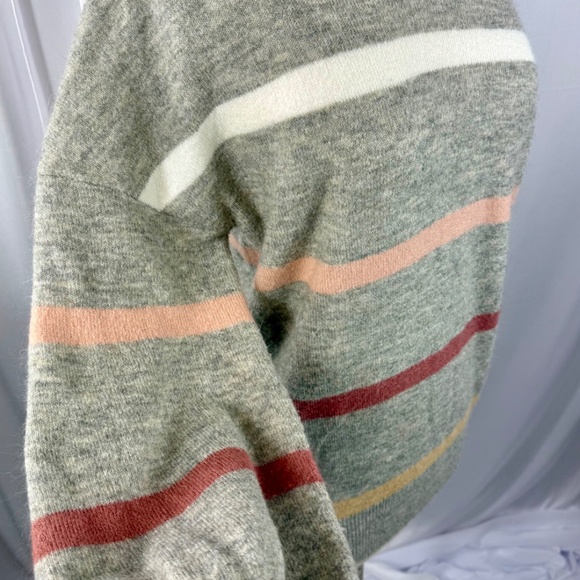 Soft Stripe Grey Sweater - Picture 2 of 6